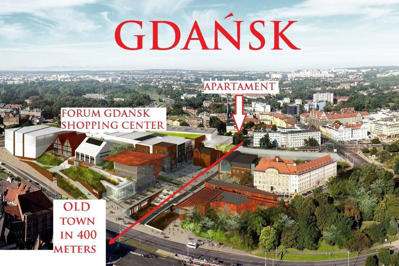 Berg Apartament Red Obok Starego Miasta Gdańsk Kültér fotó