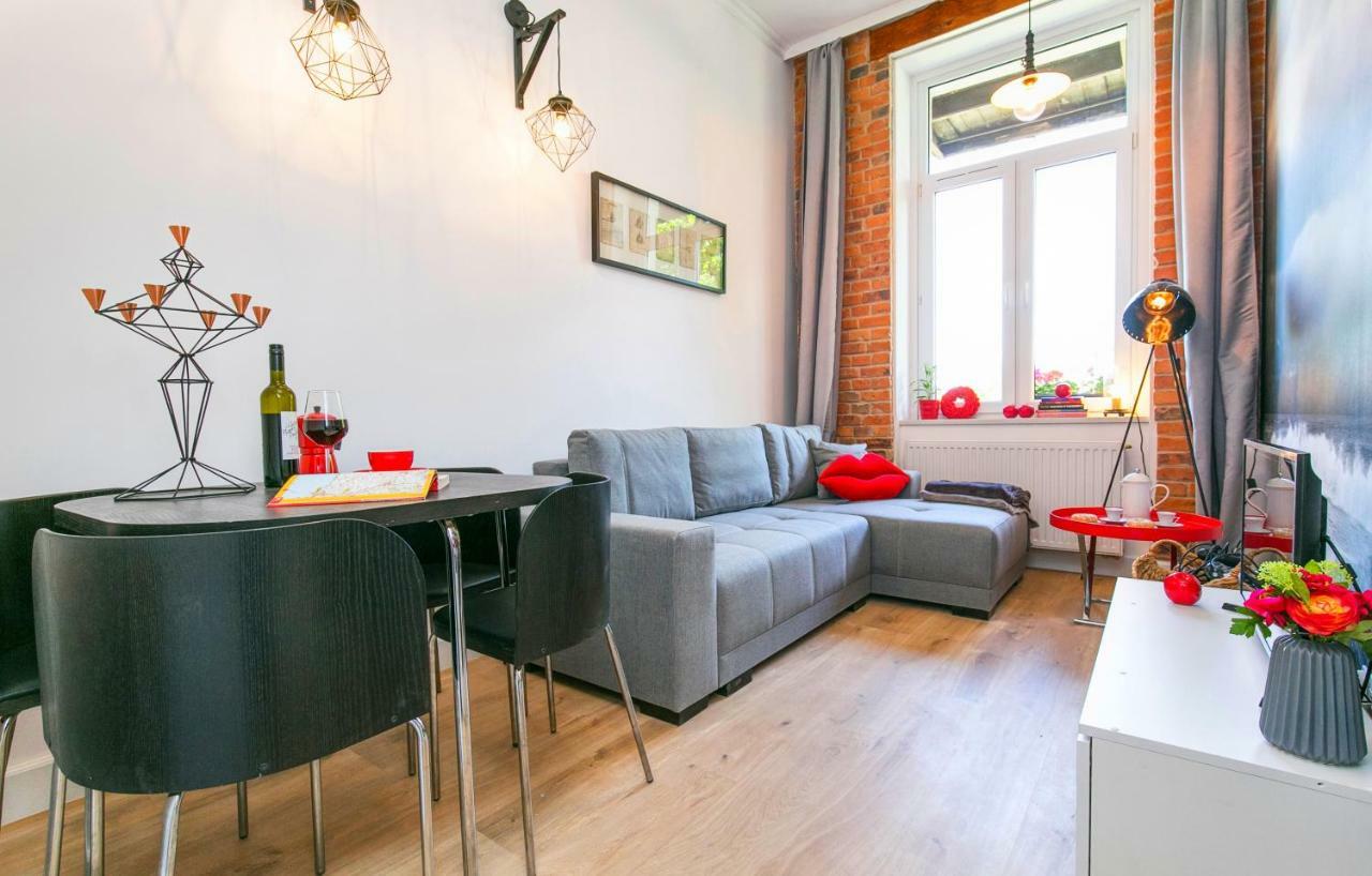 Berg Apartament Red Obok Starego Miasta Gdańsk Kültér fotó